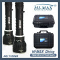 Hi-Max cree xm-l 3*u2 led diving flashlight 3800 lumen waterproof scuba torch